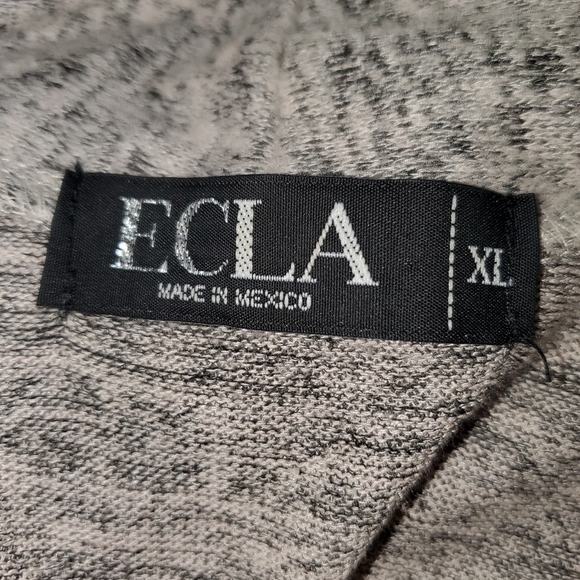 Oatmeal midi length cardigan sweater XL - Picture 6 of 6